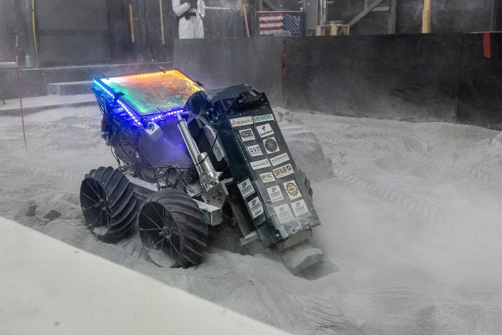 2026 Robot Mining Material in the competition pit